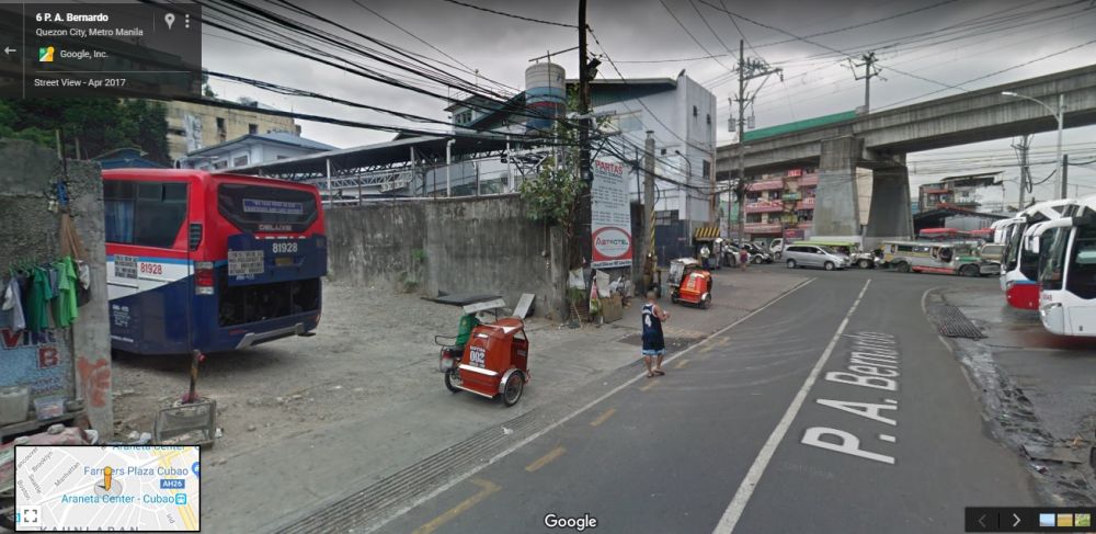 Commercial Lot with Improvement Along Aurora Boulevard Cubao Quezon City