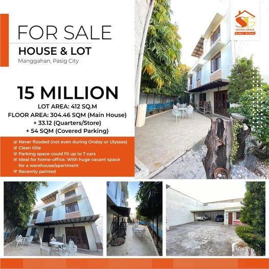 PVT20210023 House and Lot for Sale in Manggahan, Pasig