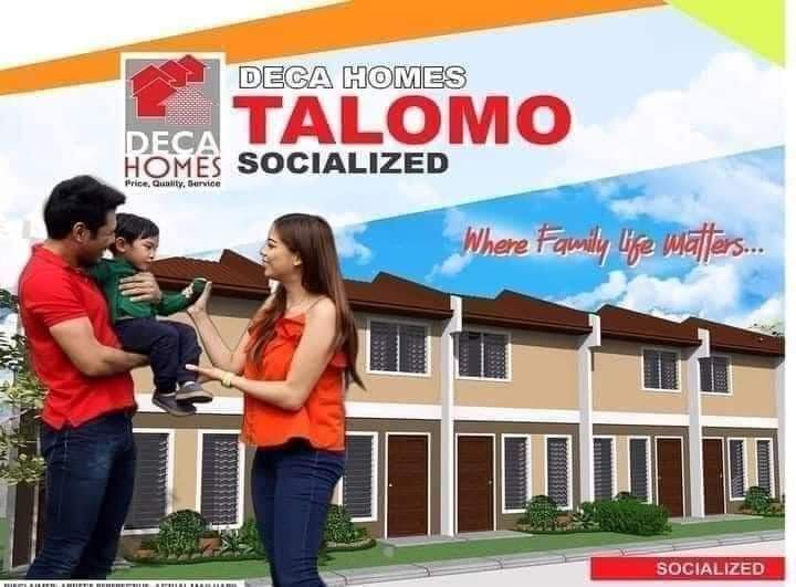 Deca Townhouse For Sale In Talomo, Davao City 5k Reservation Fee