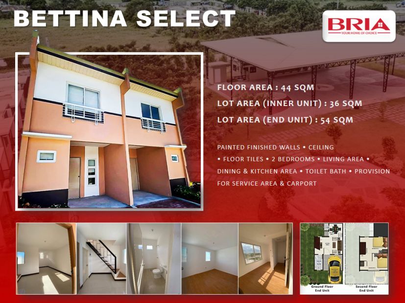 BRIA HOMES PILI CAMARINES SUR HOUSE AND LOT - BETTINA SELECT IU