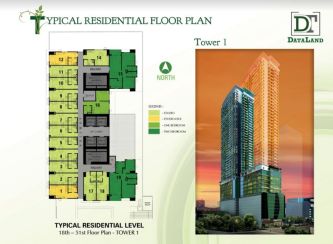 For Sale: 24 sqm Studio Type Condominium at The Olive Place in Mandaluyong