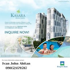 RESORT TYPE CONDO KASARA URBAN RESORT 30K MONTHLY READY FOR OCCUPANCY