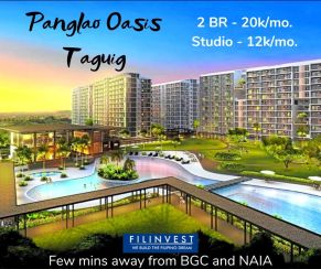 2BR unit for sale Panglao Oasis Aspire Taguig (Modern Resort Condo Living)