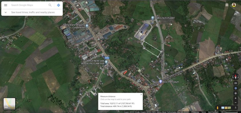 Map Of Pili Camarines Sur Vacant Lot At Diversion, Anayan Pili Camarines Sur