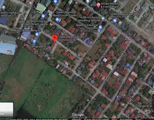 Town And Country Southville Binan Laguna Map Lot For Sale In Southville