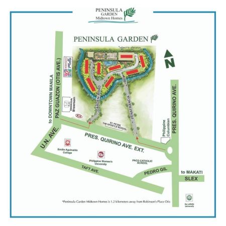 Rent to Own : 2 Bedrooms Peninsula Garden Midtown Homes in Paco Manila