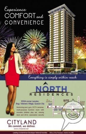 Cityland - North Residences (Studio, 1 BR and 2 BR units)