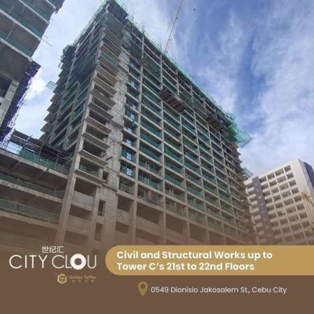 Pre-selling Studio Condominium For Sale by Golden Topper City Clou, Cebu