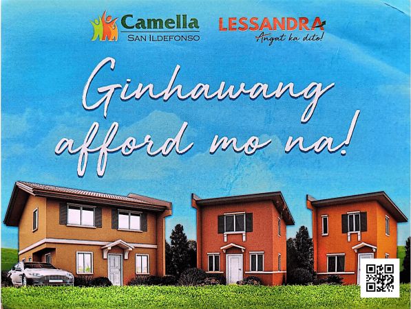 63 sqm regular cut lot only for sale in camella san ildefonso