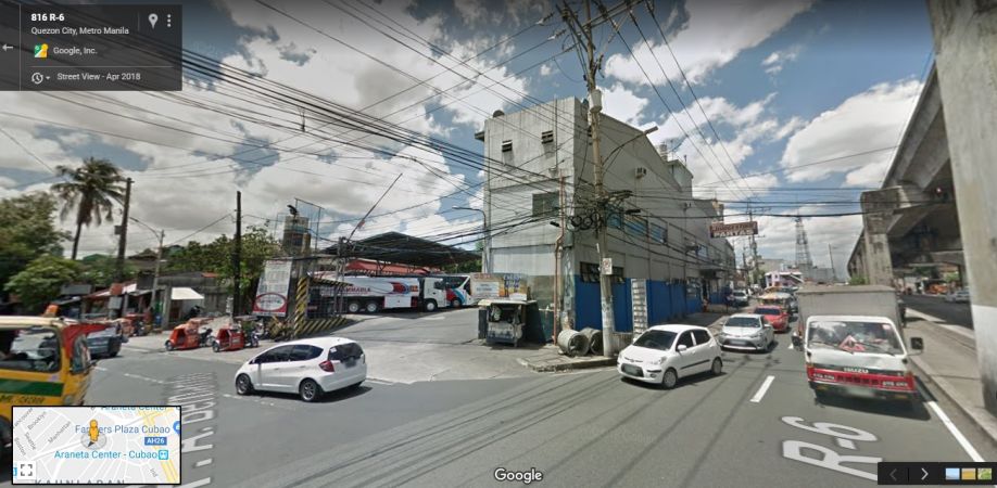 Commercial Lot with Improvement Along Aurora Boulevard Cubao Quezon City