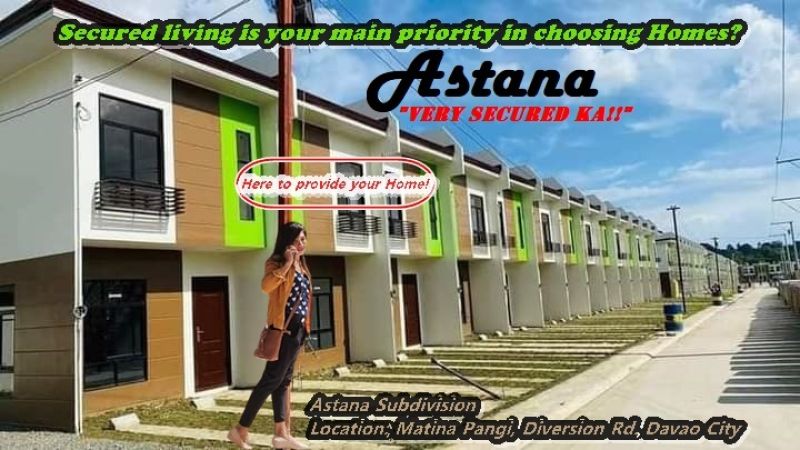 Gated Community Townhouse for sale at Astana Subdivision, Davao