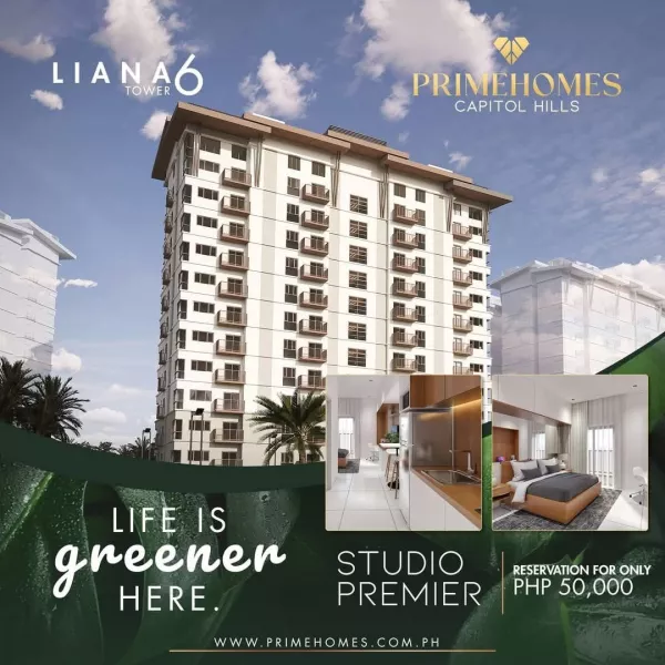 RFO Studio Unit, 1 & 2 Bedroom Mid-rise Condo in Primehomes QC