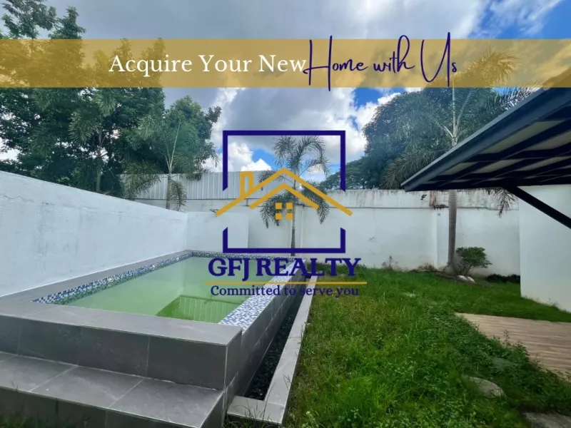 House with Swimming Pool for Rent Near Clark in Angeles, Pampanfa