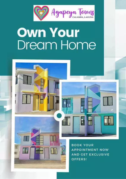 Cheepiest House and Lot Property in Laguna by Agapeya Towns