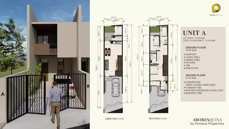 4 Bedroom Unit A Premium Townhouses For Sale in Bulacao