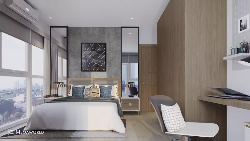 2 Bedroom Unit with Balcony in Uptown Modern at Uptown Bonifacio