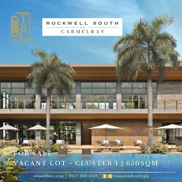 Vacant Lot For Sale at Rockwell South at Carmelray