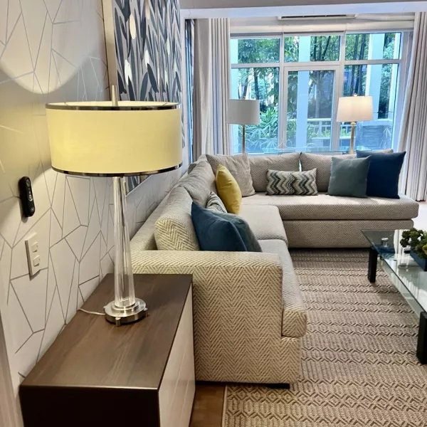 Fully Furnished and Interior Designed Luxury 1 Bedroom Garden Unit For Sale at O