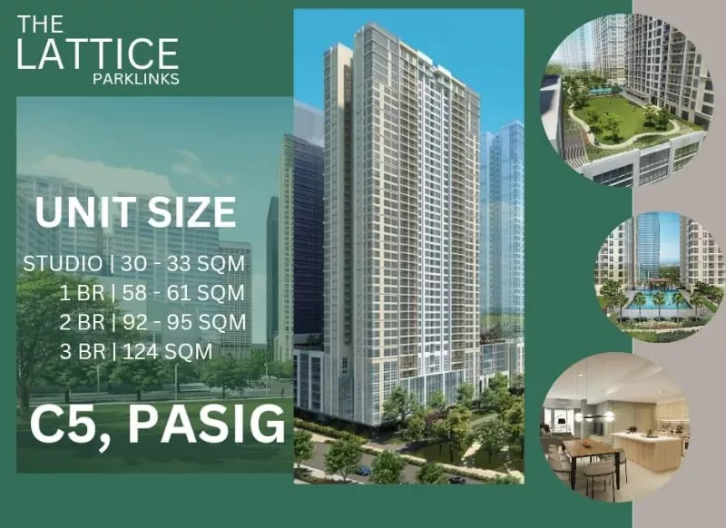 Brand New 3 Bedroom Condo in Pasig - The Lattice by Alveo Land