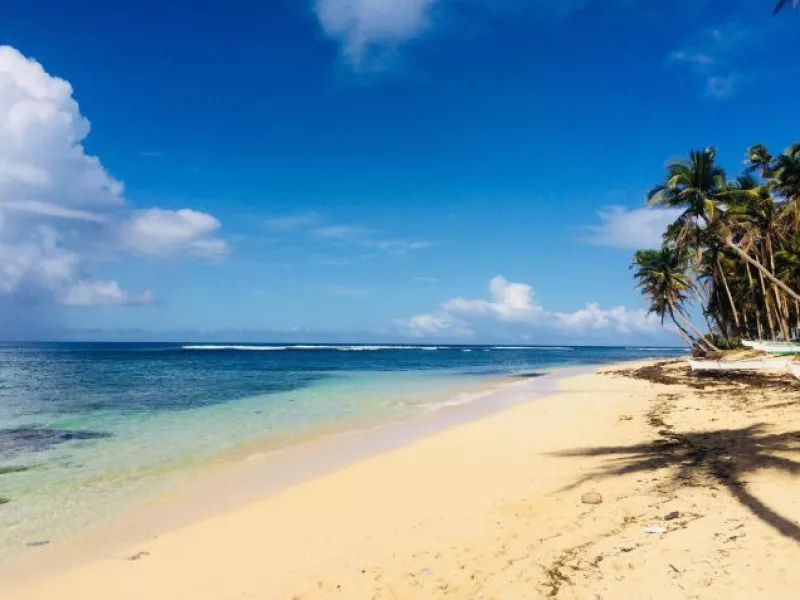 For Sale Pristine Powder White Beach Front in Siargao Island Surf Spot