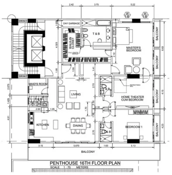 Luxury Penthouse for sale in Molave St., Cebu City just 5 minutes to Metro Ayala