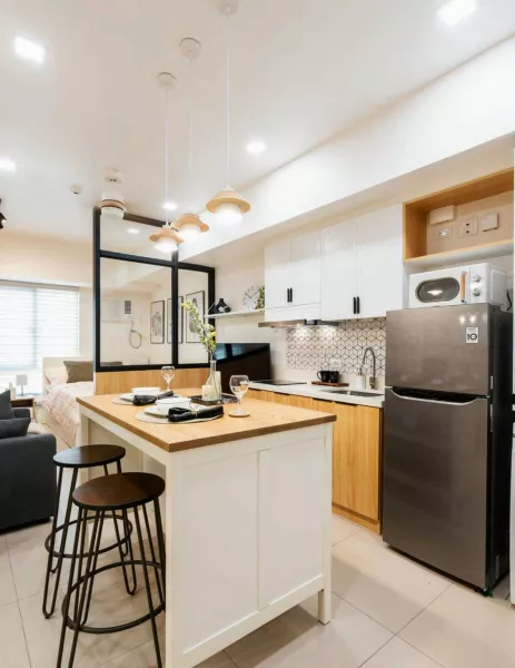 FOR RENT Interior Designed Studio Unit in The Vantage, Kapitolyo, Pasig City