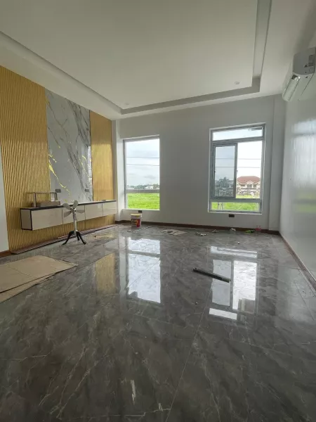 FOR SALE ALMOST DONE BRAND NEW MODERN TWO STORY HOUSE IN ANGELES CITY NEAR MARQU
