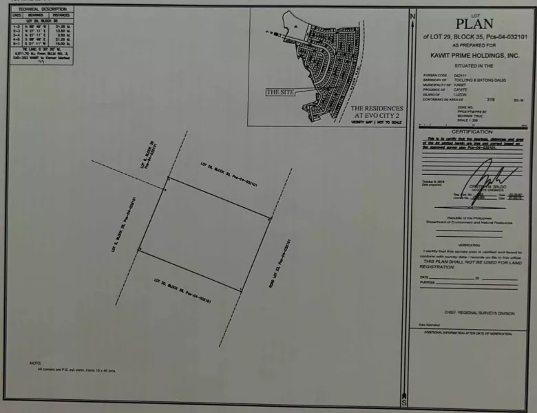 Residential Lots for sale in The Residences at Evo City, Kawit Cavite