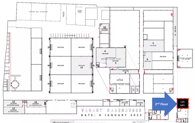 135 sqm. Office for Rent in Pasig City