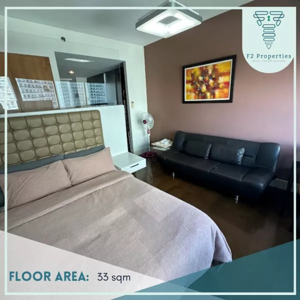 STUDIO UNIT WITH PARKING FOR SALE IN EDADES TOWER, ROCKWELL, MAKATI CITY