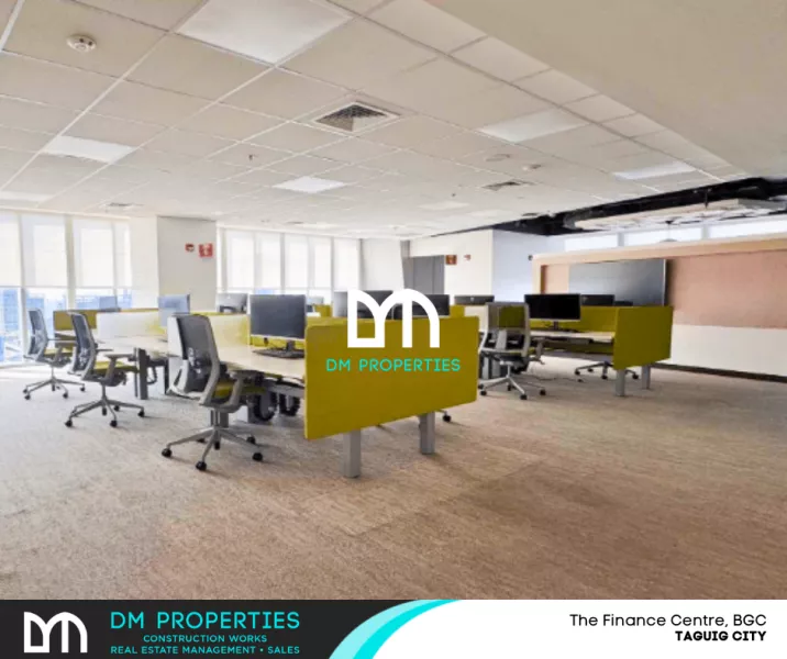 For Lease/Rent: Commercial Office Space at The Finance Centre, BGC, Taguig City