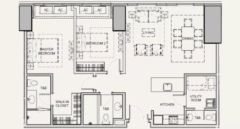 2 BEDROOMS FOR sale at THE RESIDENCES AT WESTIN MANILA SONATA PLACE, PASIG CITY